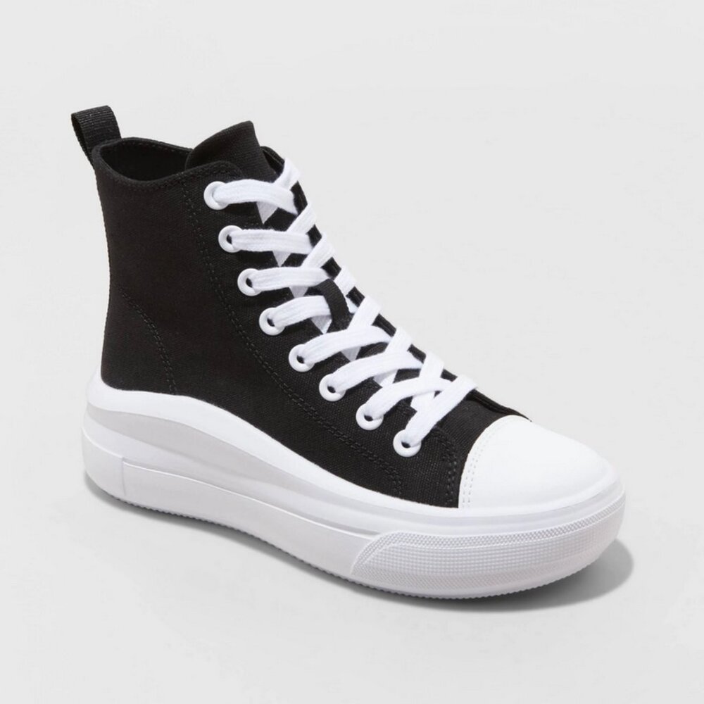 Women's Fallon Sneakers Black - Wild Fable™ 7
